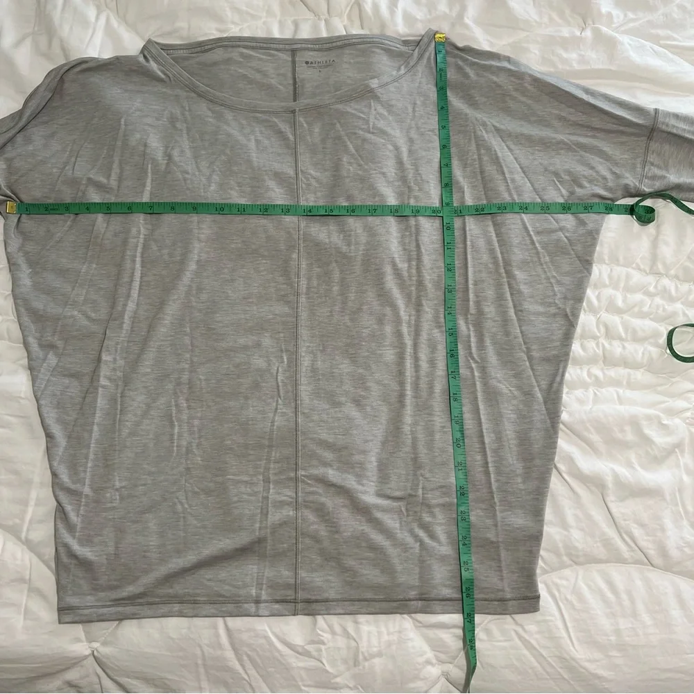 ATHLETA Train Long Sleeve Top Gray size Large - Picture 3 of 5
